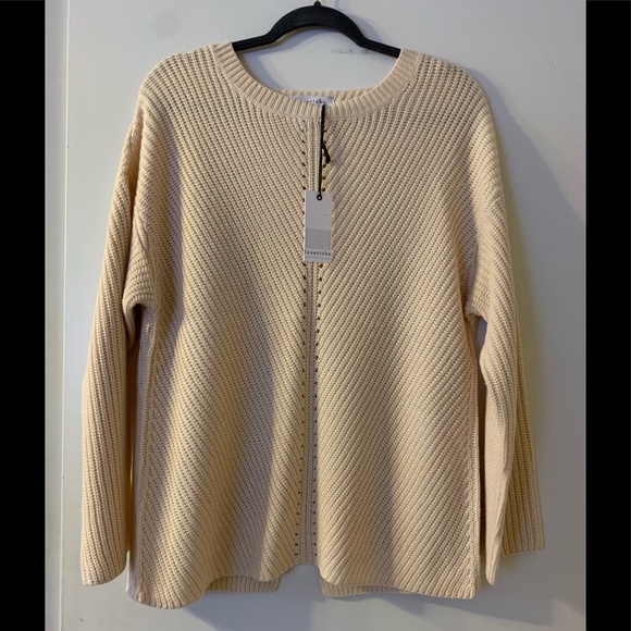 Love Riche Sweaters - LOVE RICHE Beige Sweater
